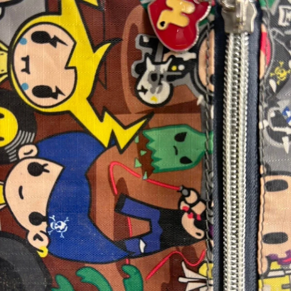 Tokidoki multi coloured pouches